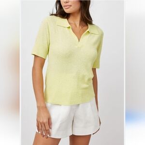 Rails Lemon Short Sleeve Polo Tee